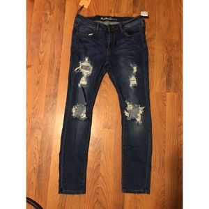 Charlotte Russe ripped jeans